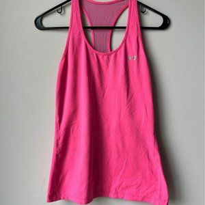 Hot pink dry fit under armour top